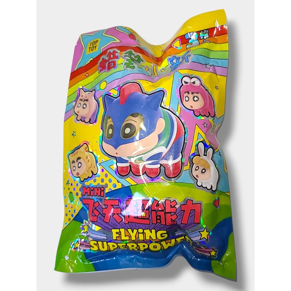 Top Toy Crayon Shinchan Flying Superpower Mini Figure Blind Bag